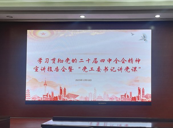 集团党支部参与东漖街路进建贯彻党的二十届四中全会心灵宣讲会